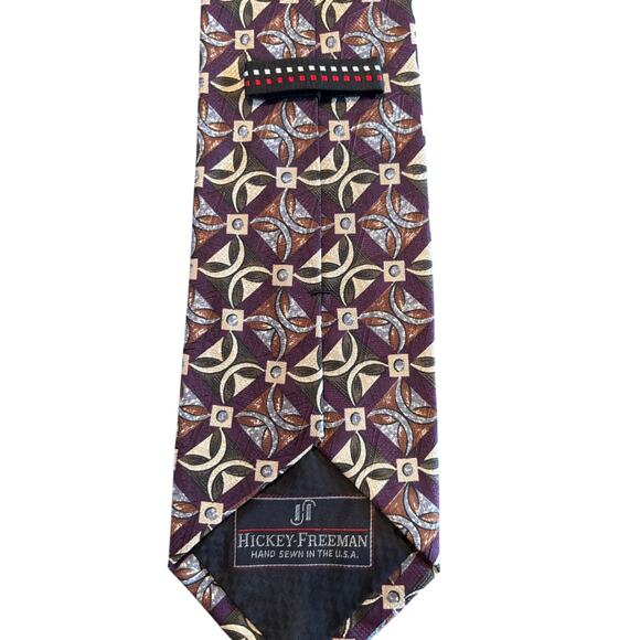 Lot of 4 Silk Ties, Rottles, Hickey-Freeman, Nordstrom, EUC - Picture 6 of 6